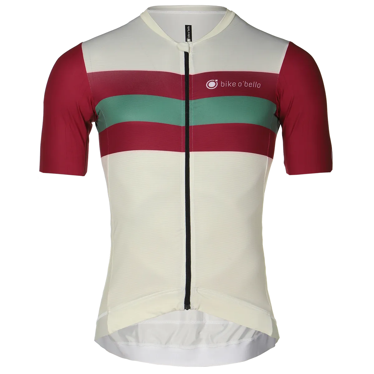 Maillot bike o'bello fotografiado sobre fondo blanco para la ficha de producto.
